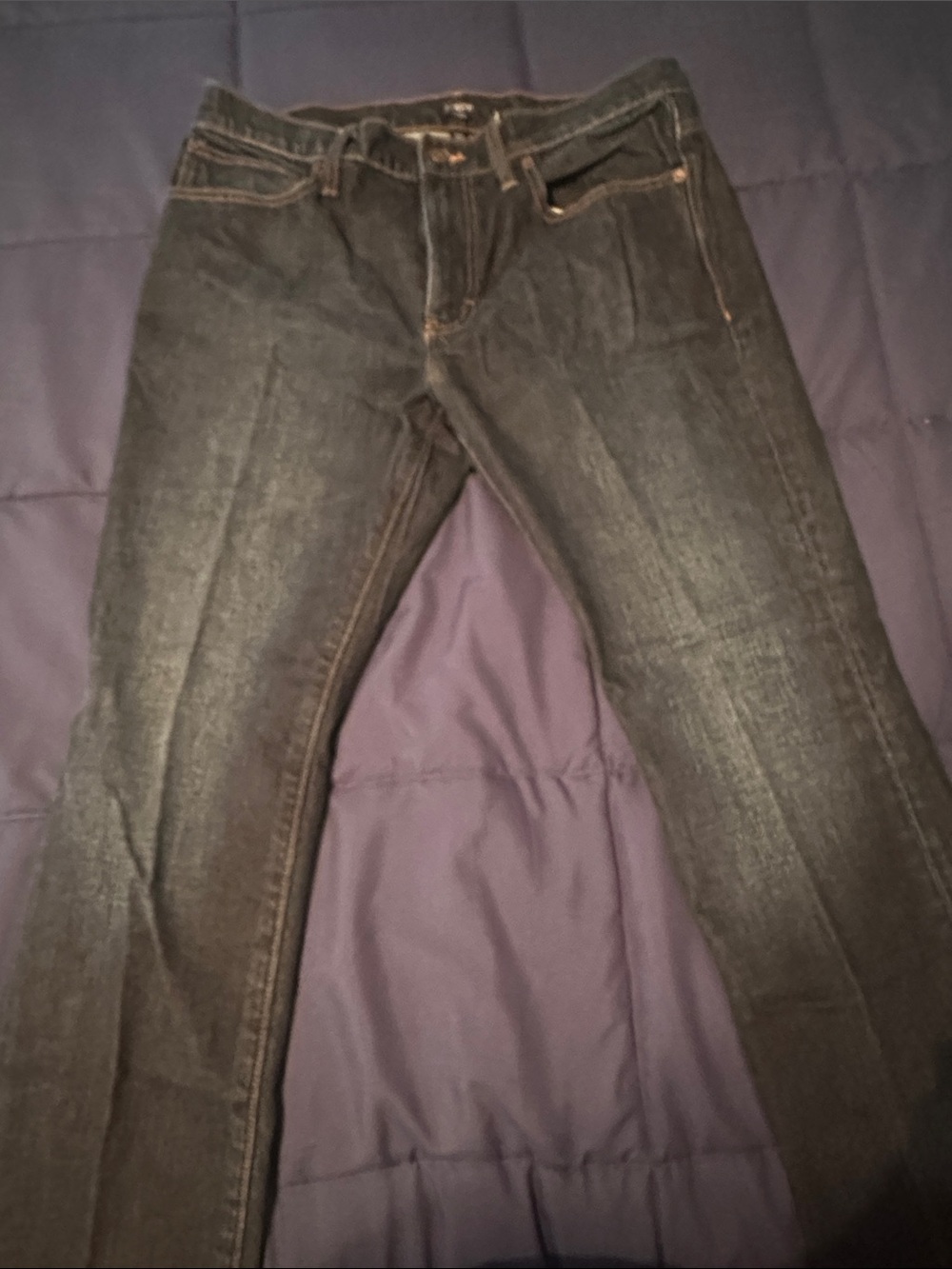 J. Crew Slim Straight Dark Indigo Jeans SZ 34/30